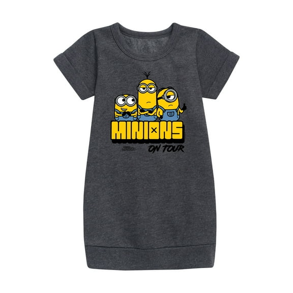 Despicable Me Minions - On Tour - Toddler & Youth Girls Fleece Dress