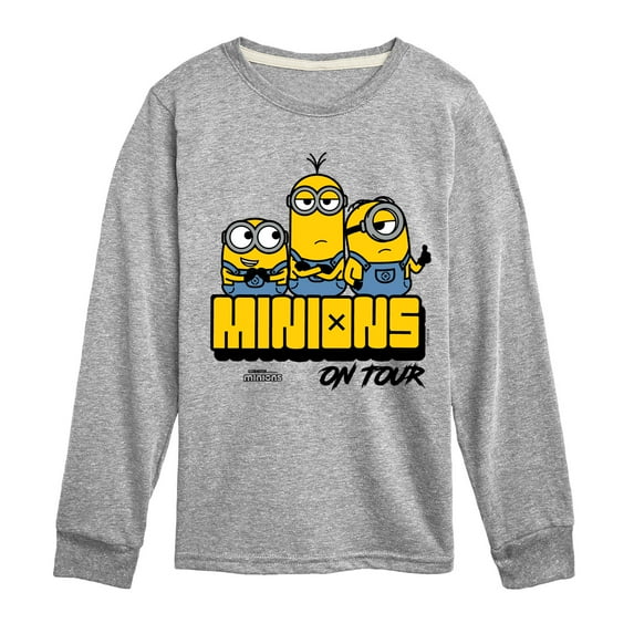 Despicable Me Minions - On Tour - Toddler & Youth Long Sleeve Graphic T-Shirt