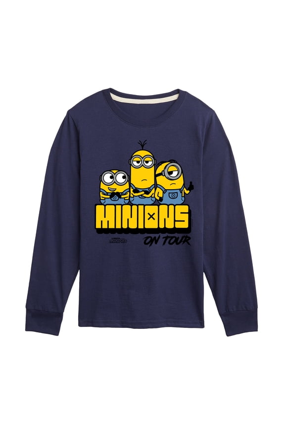 Minions - On Tour - Toddler & Youth Long Sleeve Graphic T-Shirt