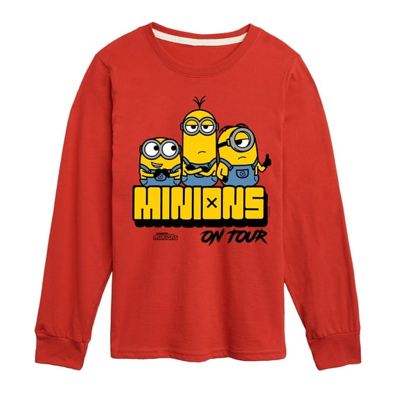 Despicable Me Minions - On Tour - Toddler & Youth Long Sleeve Graphic T-Shirt