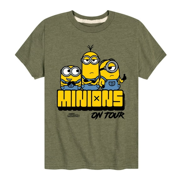 Despicable Me Minions - On Tour - Toddler & Youth Short Sleeve Graphic T-Shirt
