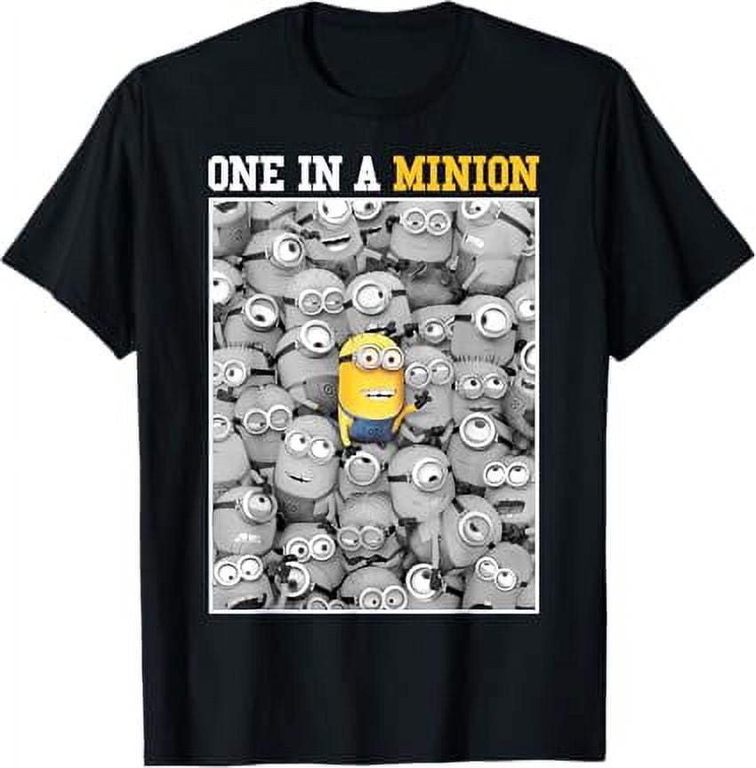 Despicable Me Minions One In A Minion Color Pop Portrait T-Shirt ...