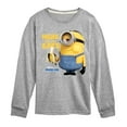thumbnail image 1 of Despicable Me Minions - Only Here For The Eats - Toddler & Youth Long Sleeve Graphic T-Shirt, 1 of 5