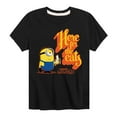 thumbnail image 1 of Despicable Me Minions - Only Here For The Eats - Toddler & Youth Short Sleeve Graphic T-Shirt, 1 of 5