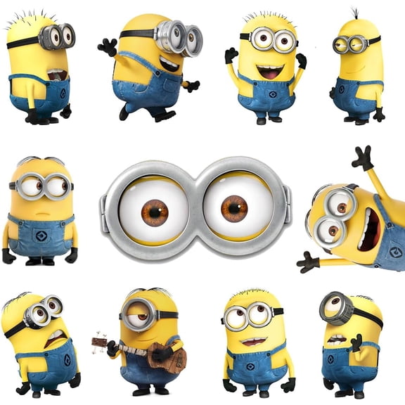 Despicable Me Minions Peel and Stick Wall Decals for Kids Room Decor