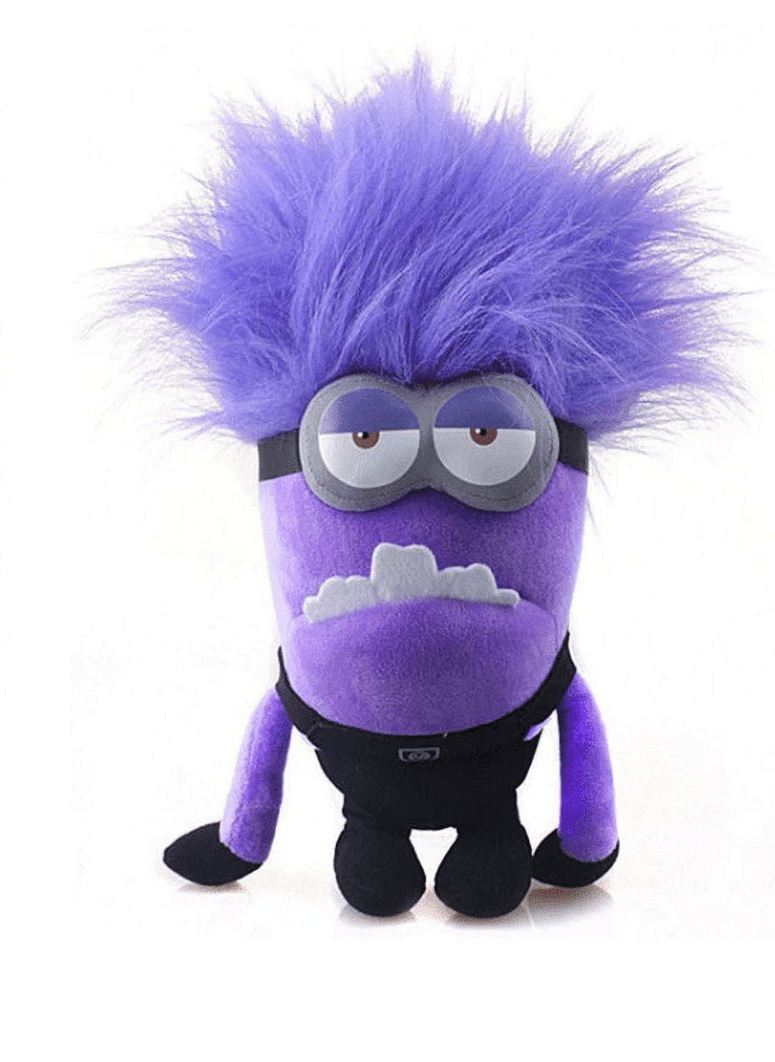 Despicable Me Minions Plush Backpack Purple Two Eyes - School Bookbag