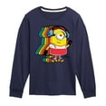 thumbnail image 1 of Despicable Me Minions - Retro Rainbow Skater - Toddler & Youth Long Sleeve Graphic T-Shirt, 1 of 5