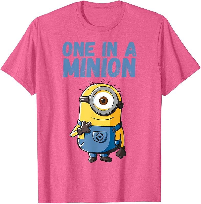 Maglietta Despicable Me Minions Stuart - Cotone E Poliestere, Taglio Classico, Ufficiale - Foto 11