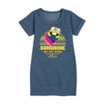 thumbnail image 1 of Despicable Me Minions - Sunshine On My Mind - Toddler & Youth Girls Fleece Dress, 1 of 5
