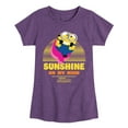 thumbnail image 1 of Despicable Me Minions - Sunshine On My Mind - Toddler & Youth Girls Short Sleeve Graphic T-Shirt, 1 of 5