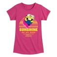 thumbnail image 1 of Despicable Me Minions - Sunshine On My Mind - Toddler & Youth Girls Short Sleeve Graphic T-Shirt, 1 of 5