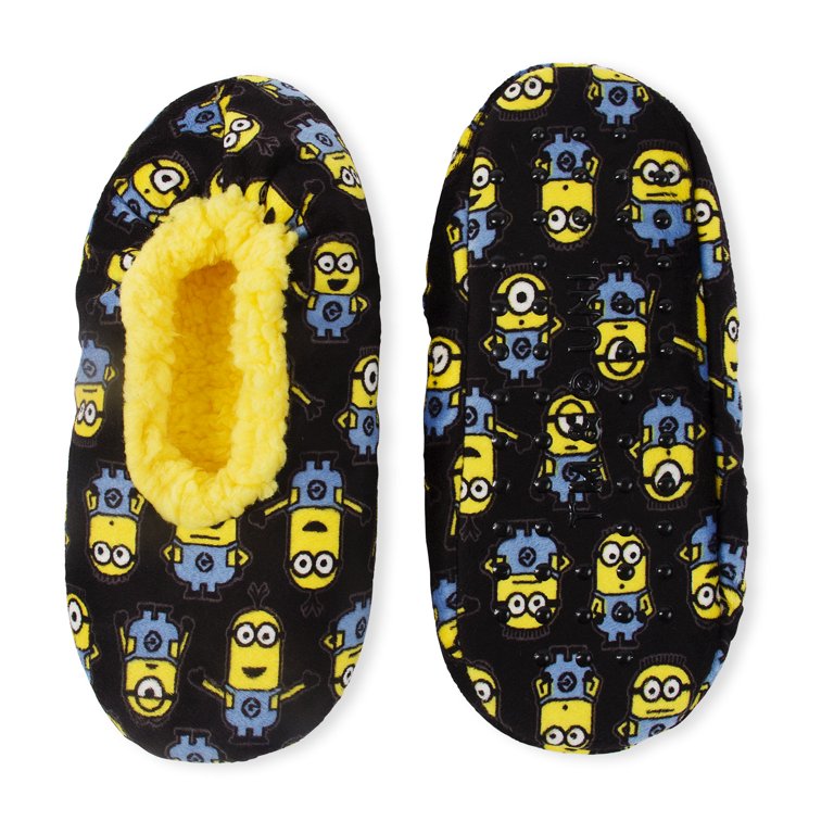 Minion on sale slippers walmart