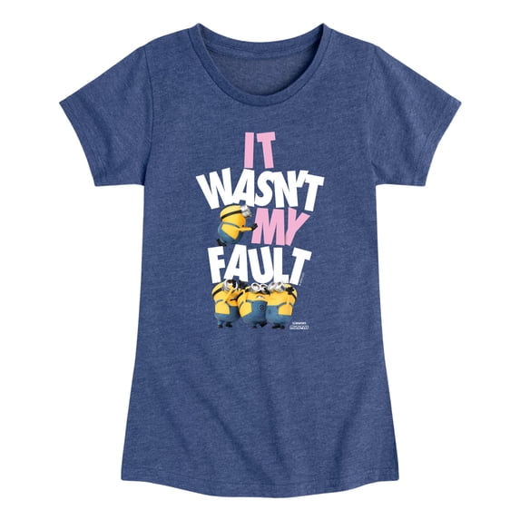 Despicable Me - My Fault Fitted Short Sleeve Graphic T-Shirt