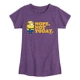 thumbnail image 1 of Despicable Me - Not Today - Youth Girls Fitted Short Sleeve T-Shirt, 1 of 4