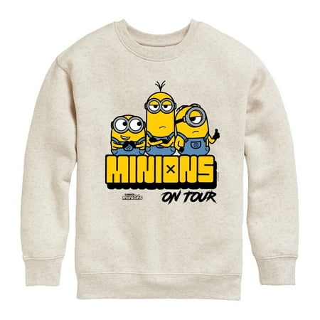 Despicable Me Minions - On Tour - Toddler & Youth Crewneck Fleece Sweatshirt
