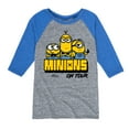 thumbnail image 1 of Despicable Me - On Tour  - Toddler & Youth Raglan Graphic T-Shirt, 1 of 4