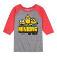 thumbnail image 1 of Despicable Me - On Tour  - Toddler & Youth Raglan Graphic T-Shirt, 1 of 6
