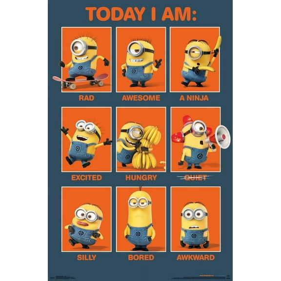 Despicable Me - Today Poster Print (22 x 34)
