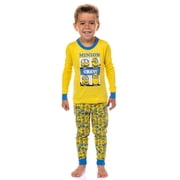 Despicable Me Toddler Boys' Minions Crew Bob Stuart Phil Sleep Pajama Set