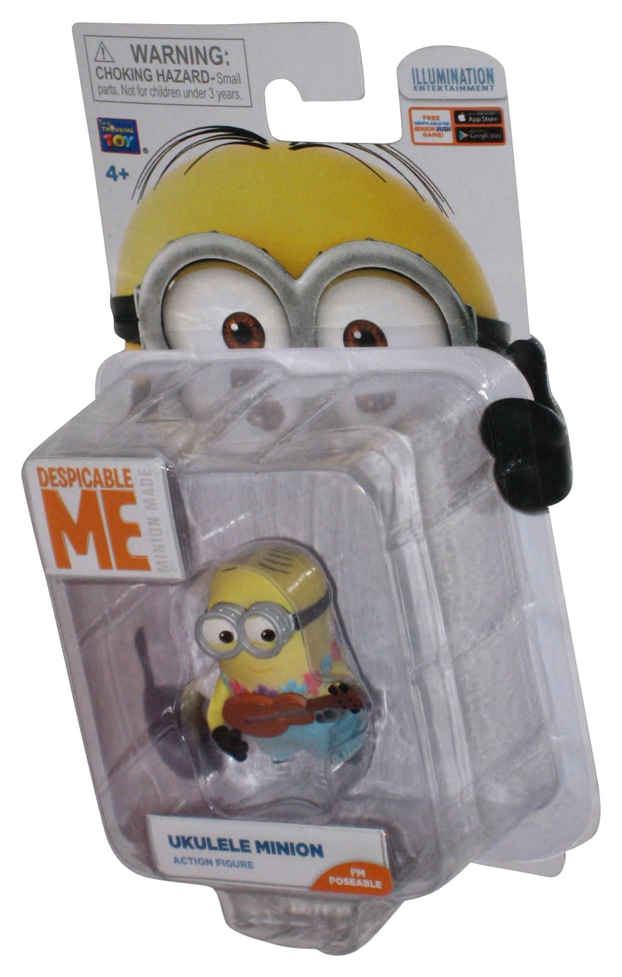 Despicable Me Ukulele Minion Thinkway Toys Poseable Action Figure