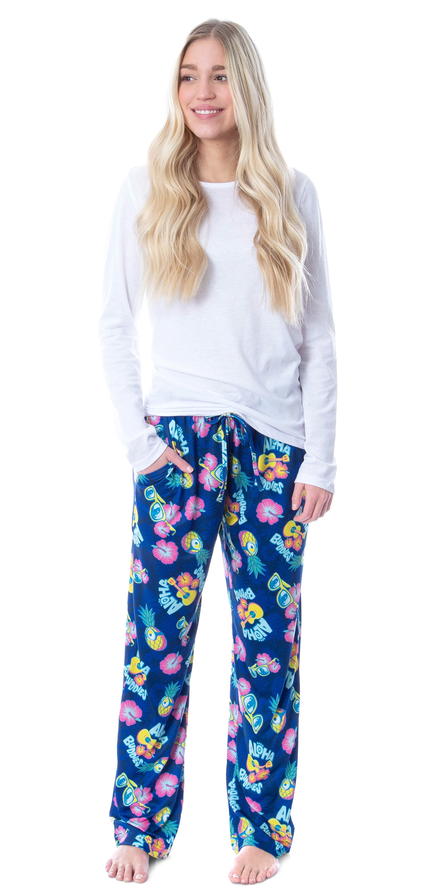 Despicable Me Womens' Minions Aloha Buddies Sleep Pajama Pants