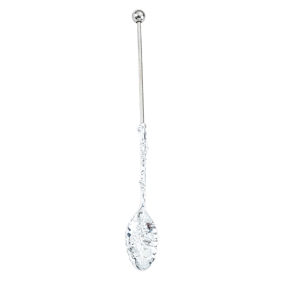 Dessert And Beverage Long Handle Metal Spoon Craft Kitchen Art