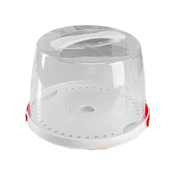 Dessert Box With Carrying Handle Storage Container with Cover For Cakes Cookie And Snacks