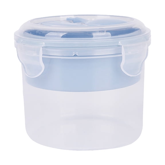 Dessert Cups, Reusable Yogurt Container Parfait Cups with Locking Lids and Spoons, Blue