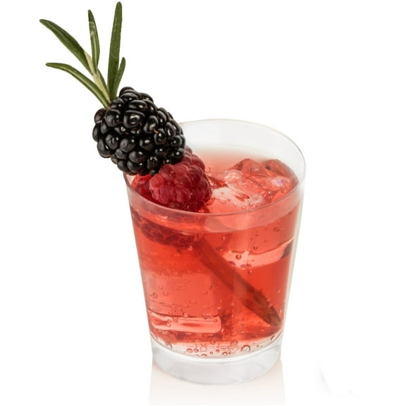 Dessert Cups - Round Clear Plastic Disposable Shooter Cups for Serving Desserts, Fruits & Appetizers - Elegant Mini Circular Cups for Parties, Weddings, Sampling, Tasting - Reusable