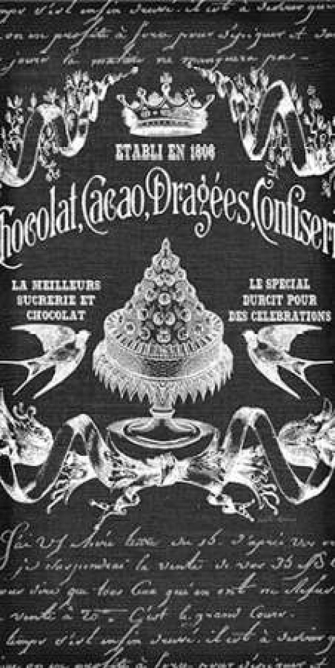 Dessert Filigree Canvas Art - Walter Robertson (24 x 36)