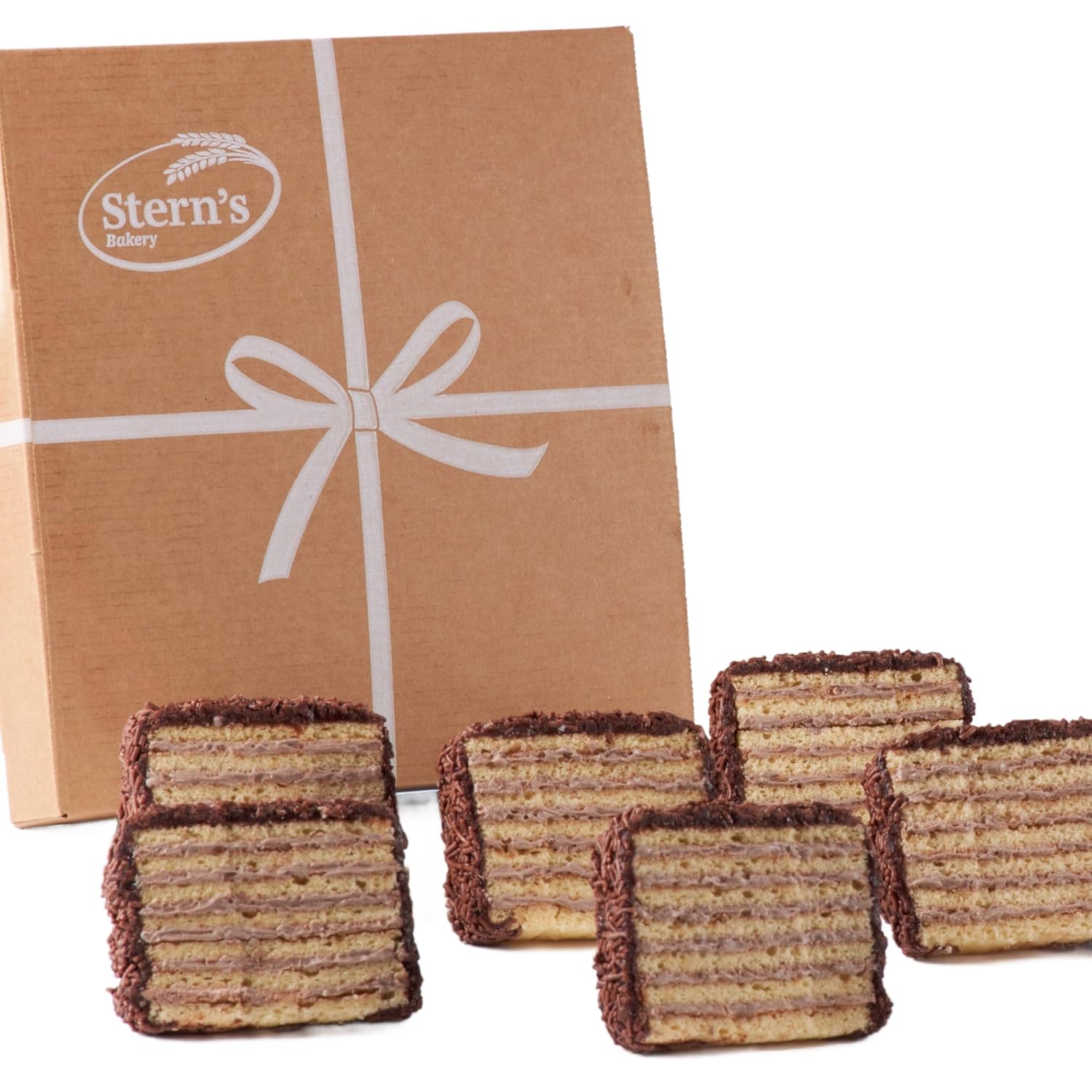 Dessert Gift Basket Bakery Seven Layer Cakes Individually Wrapped