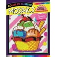 thumbnail image 1 of Dessert Lovers Mosaics Hexagon Coloring Books 2: Color by Number for Adults Stress Relieving Design, 1 of 1