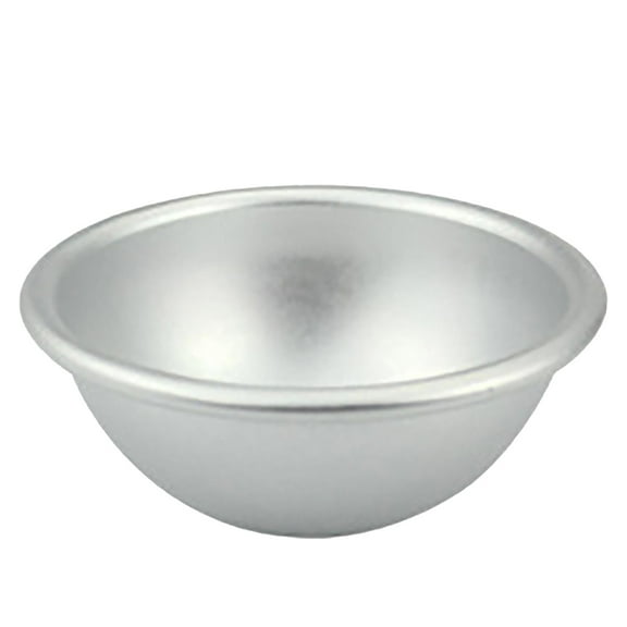 Dessert Mold—New Arrivals Up to 50% Off! Fdelink 9# Large Semi-Circular Cake Mold, 9# Large Half Circle Cake Die Hemisphere Hemisphere 3D Aluminum Sphere Cake Pan Sugarcraft Bakeware