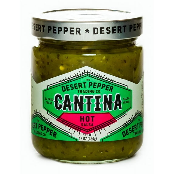 Dessert Pepper Cantina Hot Green Salsa 16 oz