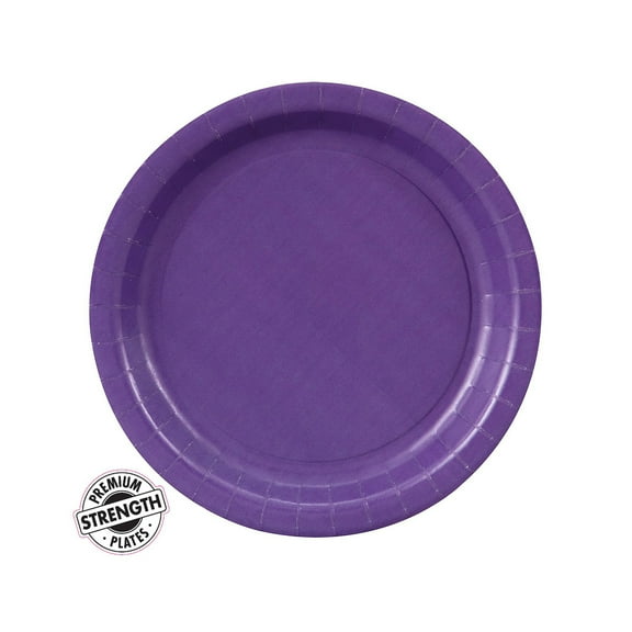 Dessert Plate - Purple (24 Count)