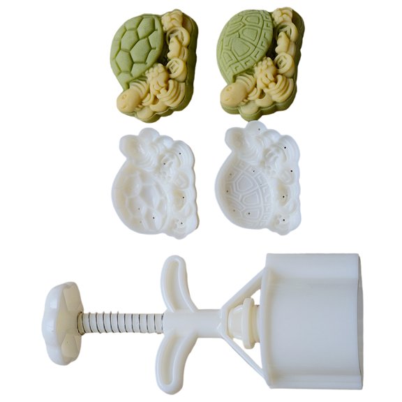 Dessert Press Tool Cake Molds Set Turtle Shape Dough Moulds Pastrys Molds Dessert Moulds Bakings Moulds for Dessert