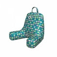 thumbnail image 1 of Dessert Reading Pillow Cover, Continuing Print of Colorful Donuts with Sprinkles Tasty Comfort Food, Unstuffed Printed Bed Rest Case from Soft Fabric, Small, Teal and Multicolor, by Ambesonne, 1 of 4