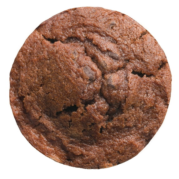 Dessert Round Blanket, Chocolate Chip Cookie Flavor Tasty Pastry Bakery Food American Doughy and Crispy, Cozy Plush for Indoor & Outdoor Use Novelty Gift Idea, 47" Round, Dark Cocoa, by Ambesonne