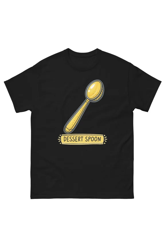 Dessert Spoon Kitchen Home Cooking Culinary Utensil T-Shirt