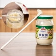 thumbnail image 1 of Dessert Tools Long Bottle Scraper For Butter Jam Sauce Ketchup Silicone Spat WA, 1 of 9