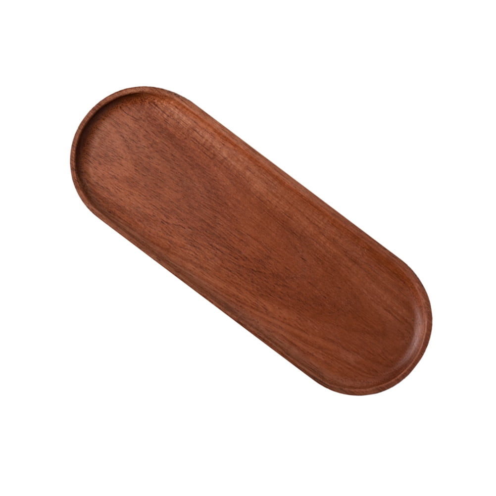 Dessert Tray Countertop Jewelry Organizer Wood Handmade Breakfast Plate