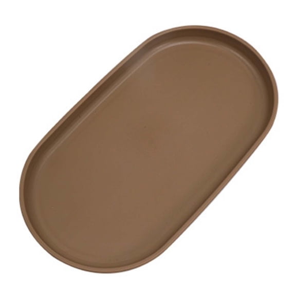 Dessert Tray, Fmnung 11x8 Inch Oval PP Plastic Serving Platter and Storage Tray, Smooth Edge Multipurpose Dish for Dinner, Kitchen, and Home Decor, Lightweight and Durable