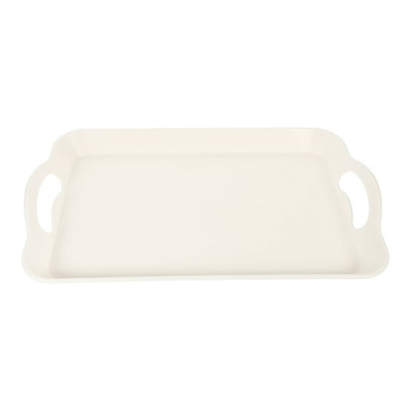 Dessert Tray Trays for Coffee Table Silver Serving Platters Decor White