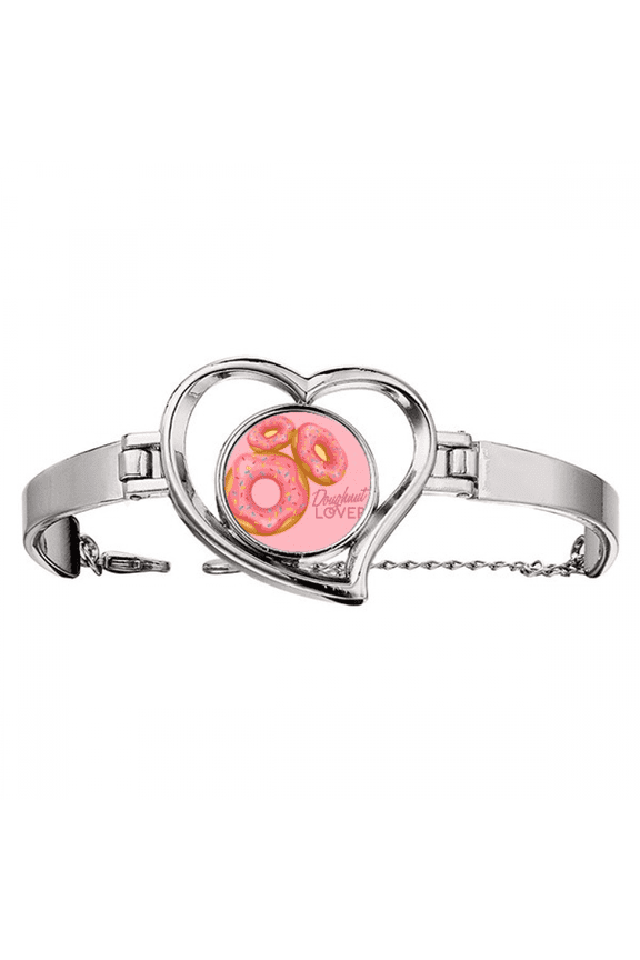 Dessert Western Sweet Food Bracelet Heart Jewelry Wire Bangle