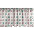 thumbnail image 1 of Ambesonne Dessert Valance Pack of 2, Creamy Cupcakes in Rounds, 54"X12", Multicolor, 1 of 4