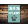 thumbnail image 1 of Desserts Novelty Sign, Metal Wall Decor - 10x14 inches, 1 of 4