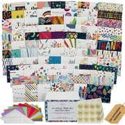 Dessie 100 Thank You Cards with Unique Designs and Messages, 4  x 6