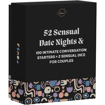 Dessie® 52 Scratch-Off Date Night Ideas with 100 Conversation Starters 4" x 4"