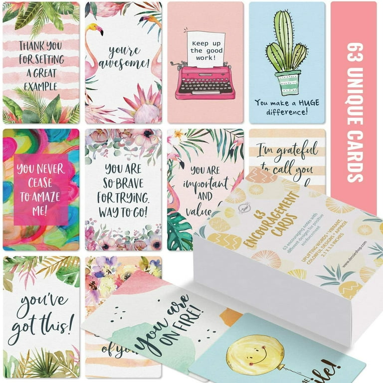Cute Unique Positive Cards Inspirational And Motivational - Temu