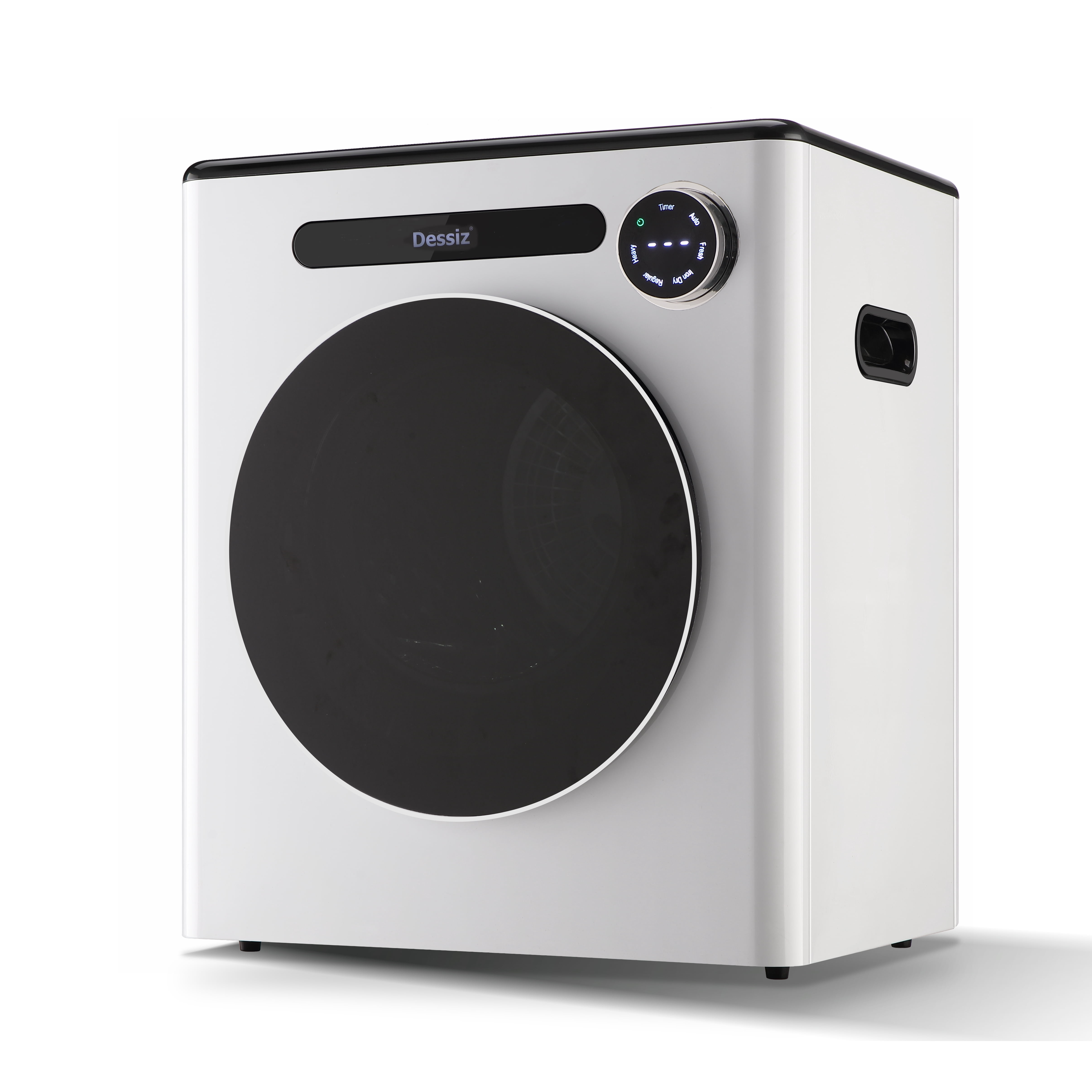 Dessiz 1.6 Cu.Ft.,11LBS Dryer 950W portable Clothes Dryer Machine with Stainless Steel Drum and Exhaust Hose,Compact Dryer for RVs, Apartments,Dorm Rooms- Quiet, Sturdy,Easy to Use and LED Display